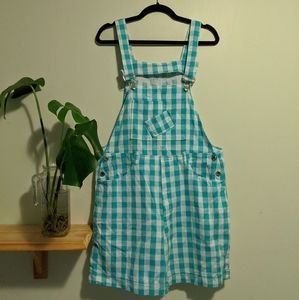 Vintage 90's checkered overalls